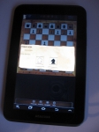 Игра "Шахматы" на планшете. Опции, выбор параметров