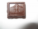 Шоколад Бабаевский "Горький". Красивый рельефный рисунок на дольках