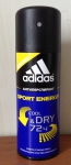 Дезодорант - антиперспирант Adidas Sport Energy Cool & Dry 72 часа для мужчин