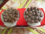 Шоколадные шарики йогурта Danone "Растишка" ванильный