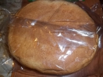 Булка хлеба с обратной стороны