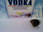 Liquer fills vodka