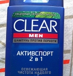 Шампунь против перхоти Clear.  Марка и вид.