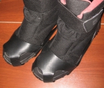 Антискользящие насадки на обувь Nordway, вид на обуви