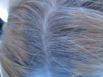 Отросшие корни волос (фото до окраски)