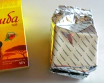 Кенийский гранулированный чёрный байховый чай Симба высший сорт во внутренней упаковке из фольги.