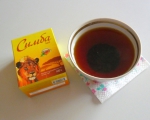 Кенийский гранулированный чёрный байховый чай Симба высший сорт, заваренный чай