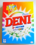 Стиральный порошок Deni автомат 3-актив Стойкий цвет в картонной упаковке