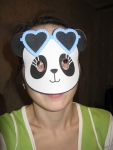 маска панда