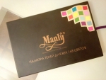 Коробка теней Manly 168 цветов