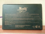Информация на коробке теней Manly
