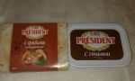 Сыр плавленый «President» с грибами 45%