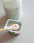 Такой йогурт получился из "Активиа" клубника