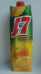Сок J-7 апельсин с мякотью.