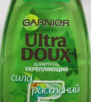 Шампунь "Garnier" Ultra Doux  Укрепляющий Сила 5 растений