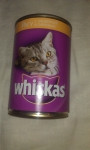 Консервы для кошек в банке Wiskas «Рагу с индейкой и печенью»
