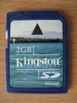 Карта памяти Kingston SD 2Gb фото