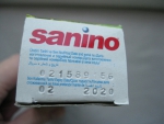 Зубная паста Sanino сенсационная свежесть «Зелёный чай» - надпись на торце