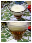 Пиво светлое пастеризованное "Крушовице Светле" Krusovice Svetle Royal: в стакане.