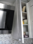 Мебель кухни ЗОВ. Подвесной шкафчик в углу