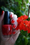 OPI I Stop for red в тени