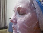 маска на очищенном лице