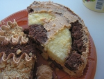 Внутренности торта - бисквитные кольца