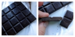Темный шоколад Choklad Mork, IKEA: плитка+сечение
