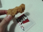 Ресторан KFC. Размер крыла