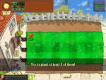 Бесплатная игра для iPad, "Plantz vs. Zombies", второй уровень
