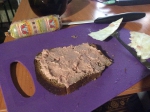 Паштет "Pate Grand-Mere" печёночный классический, уже на бутерброде, фото