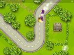 Игра для iPad "Pico Rally", скриншот - гонка в разгаре