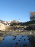 Мост возле Успенского Собора. Утки