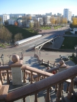 Успенский собор в Витебске. Вид на Пушкинский мост