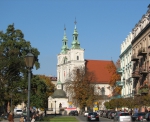 Площадь Яна Матейко в Кракове. Костел Святого Флориана