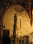 Костел св. Франциска в Кракове. Статуя и фрески