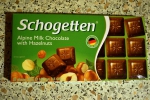 Шоколад "Trumpf" Schogetten Alpine Milk Chocolate with Hazelnuts - общий вид в упаковке