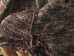 Пуловер женский трикотажный. Внутренние швы