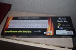Клавиатура проводная мультимедийная Slim SmartBuy 204 USB белая SBK-204US-W
