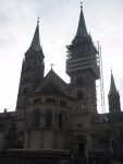 Величественный Бамбергский кафедральный собор, один из семи императорских соборов Германии