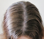 Волосы до окрашивания (корни)