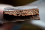 шоколад темный Бабаевский "С шоколадной начинкой" - начинка