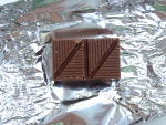 Молочный мини шоколад Акконд вид сверху