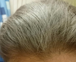 Вот так выглядят волосы сразу после распыления