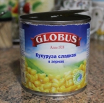 Кукуруза сладкая Globus упаковка