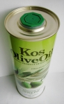 Kos Olive Oil - вид на запечатанную упаковку сверху