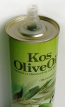 Kos Olive Oil - горлышко из пластика
