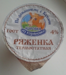 Ряженка термостатная 4%  «Коровка из Кореновки»