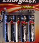 Упаковка с батарейками Energizer Plus Power Seal