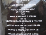 Кофе в зернах Gimoka Dulcis Vitae 1 кг надписи